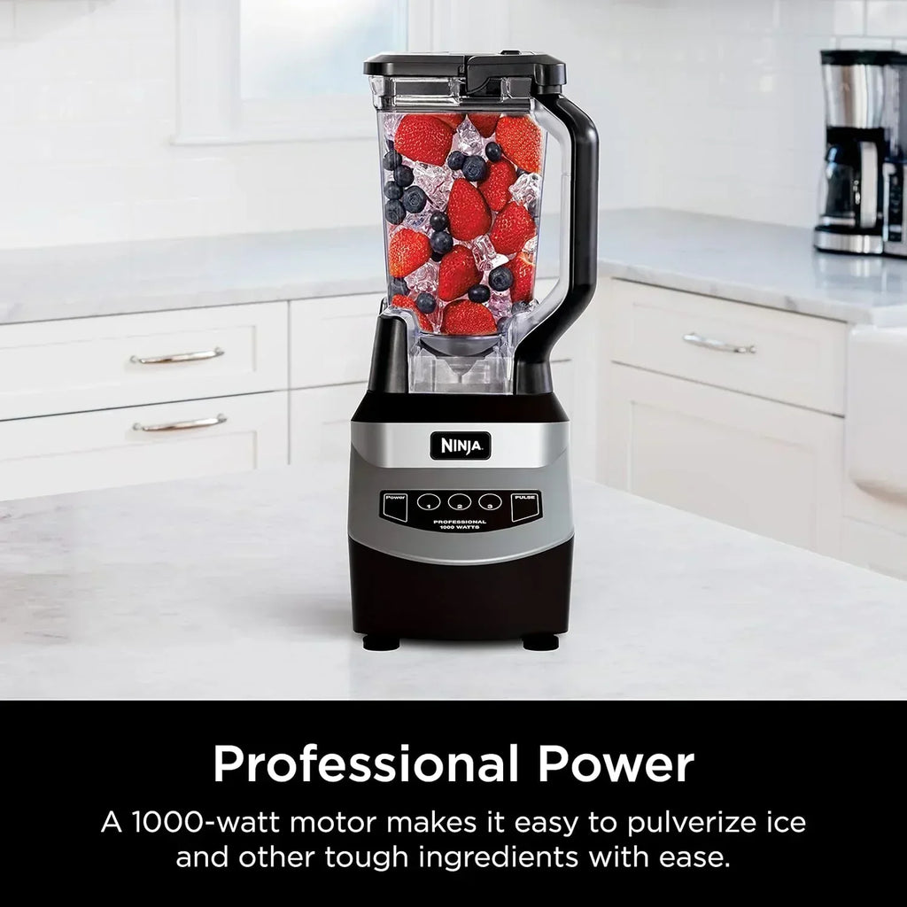 Ninja BL610 Professional 72 Oz Countertop Blender 1000-Watt Base Total Crushing Technology wourant