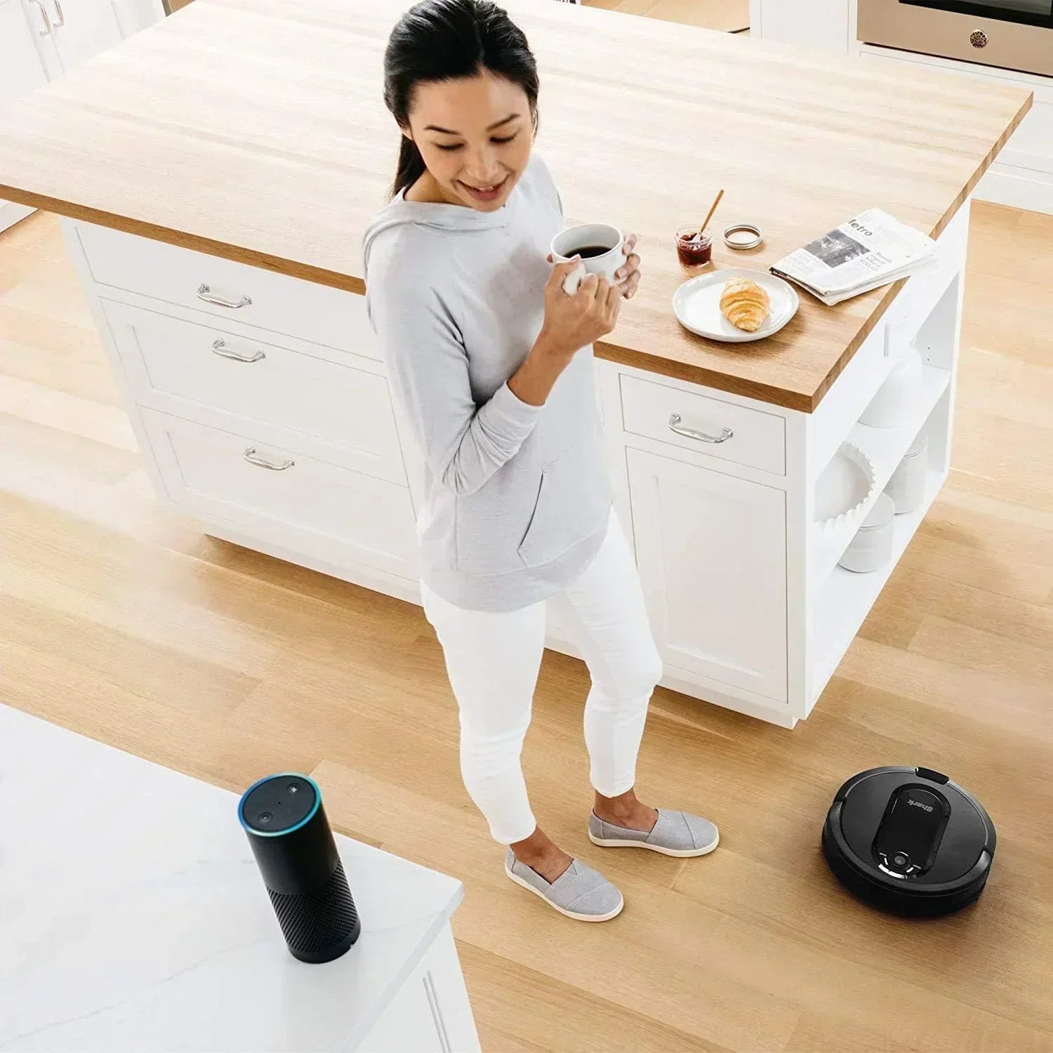 Voice Control Robot Vacuum with Matrix Clean Navigation Home Mapping 60-Day Capacity wourant