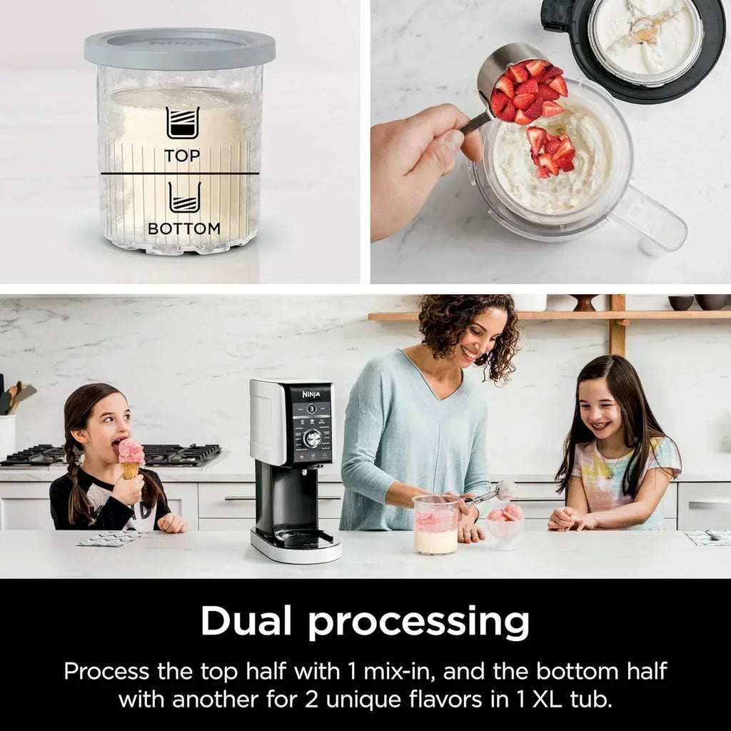 Ninja NC301 CREAMi Ice Cream Maker for Gelato Mix-ins Milkshakes Sorbet Smoothie Bowls More wourant