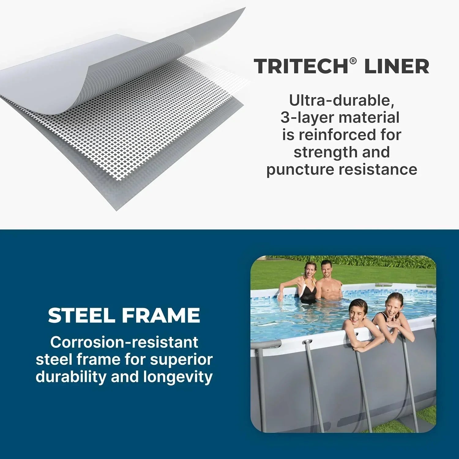 Power Steel 14' x 8'2" x 39.5" Oval Above Ground Pool Set Includes 530gal Filter Pump Ladder wourant