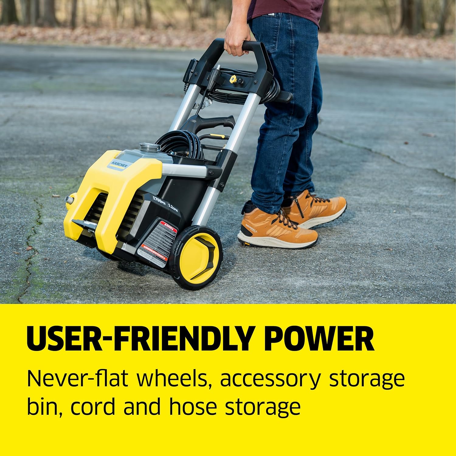 Kärcher Pressure Washer K1700 3 nozzles detergent box wourant