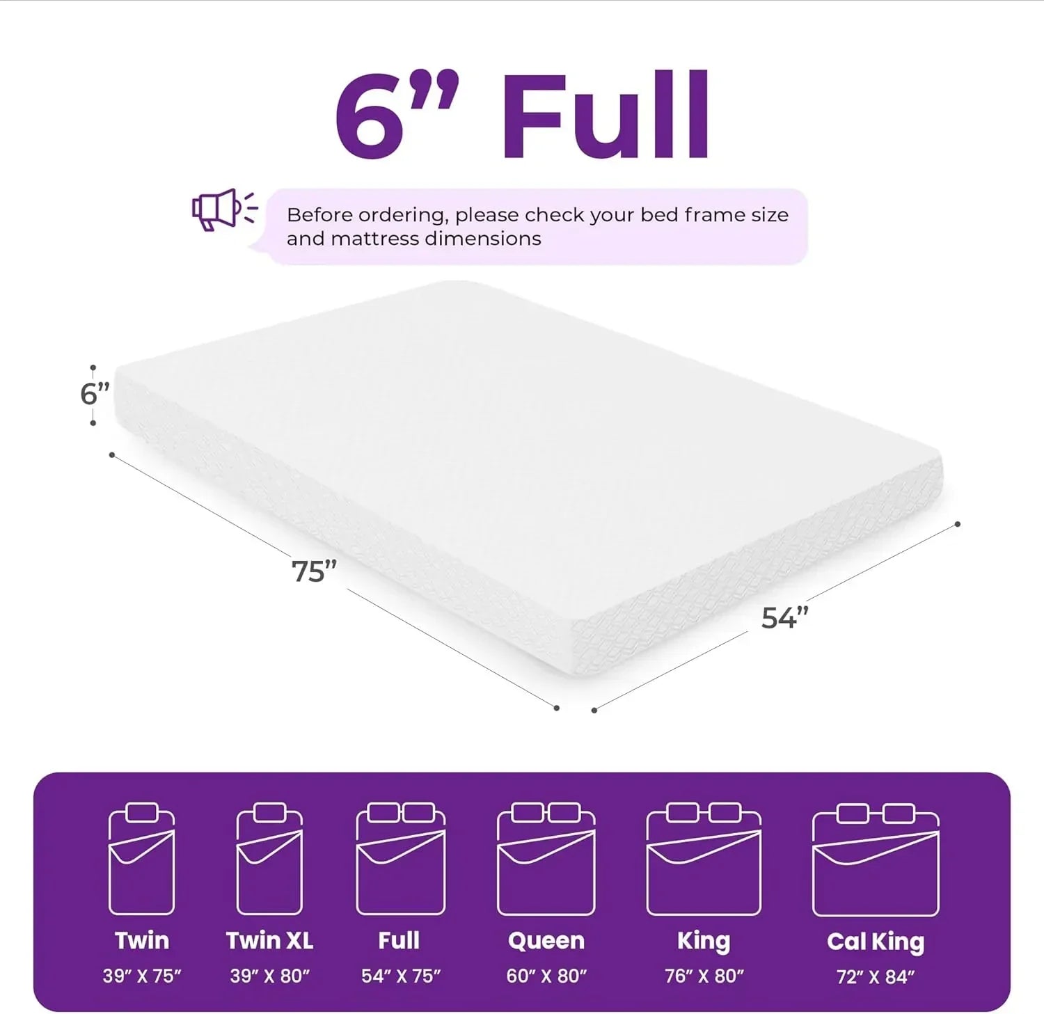 GAESTE 8-inch Fully Cooling Gel Memory Foam Mattress Mattress-in-a-Box wourant