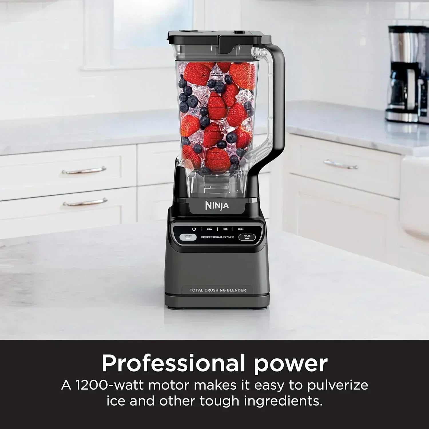 Ninja BL610 Professional 72 Oz Countertop Blender 1000-Watt Base Total Crushing Technology wourant