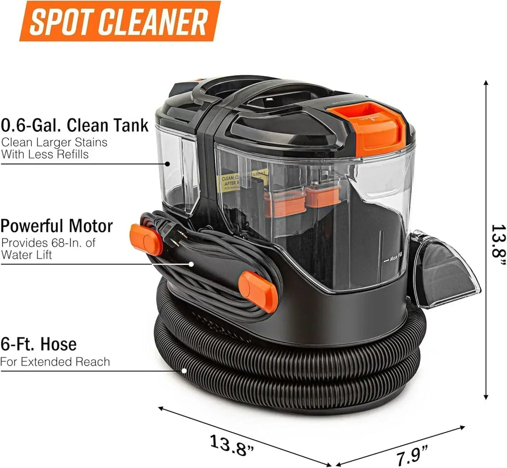 Armor All SCA702 901 Portable Spot Cleaner for Car Cleaning Carpet Upholstery Stains wourant