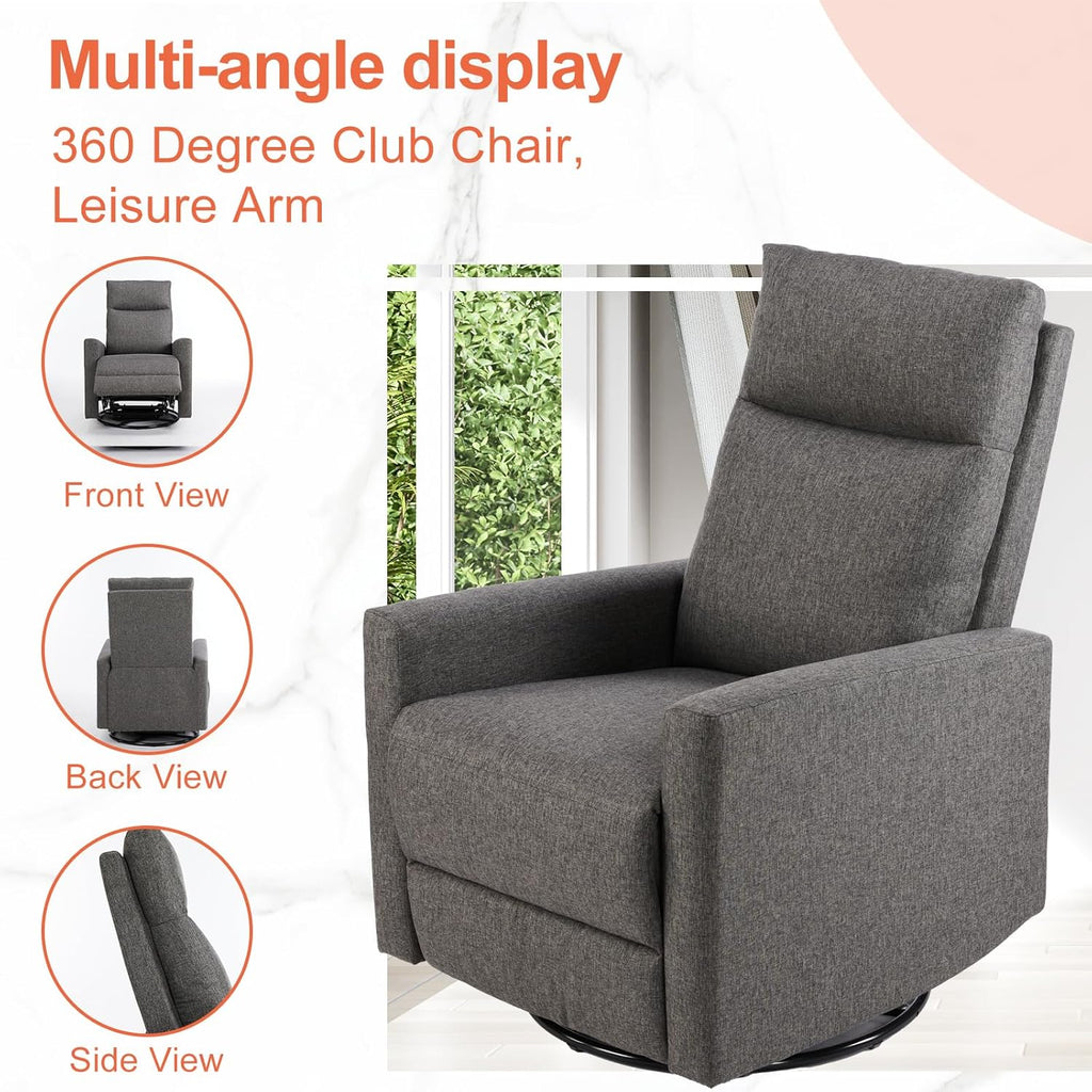 Sweetcrispy Massage Recliner Chair for Adults Adjustable Home Theater Seating wourant