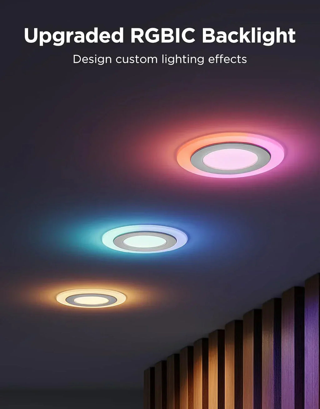 Smart Recessed Lighting 6" Dimmable 1100LM Canless Downlight with Junction Box wourant