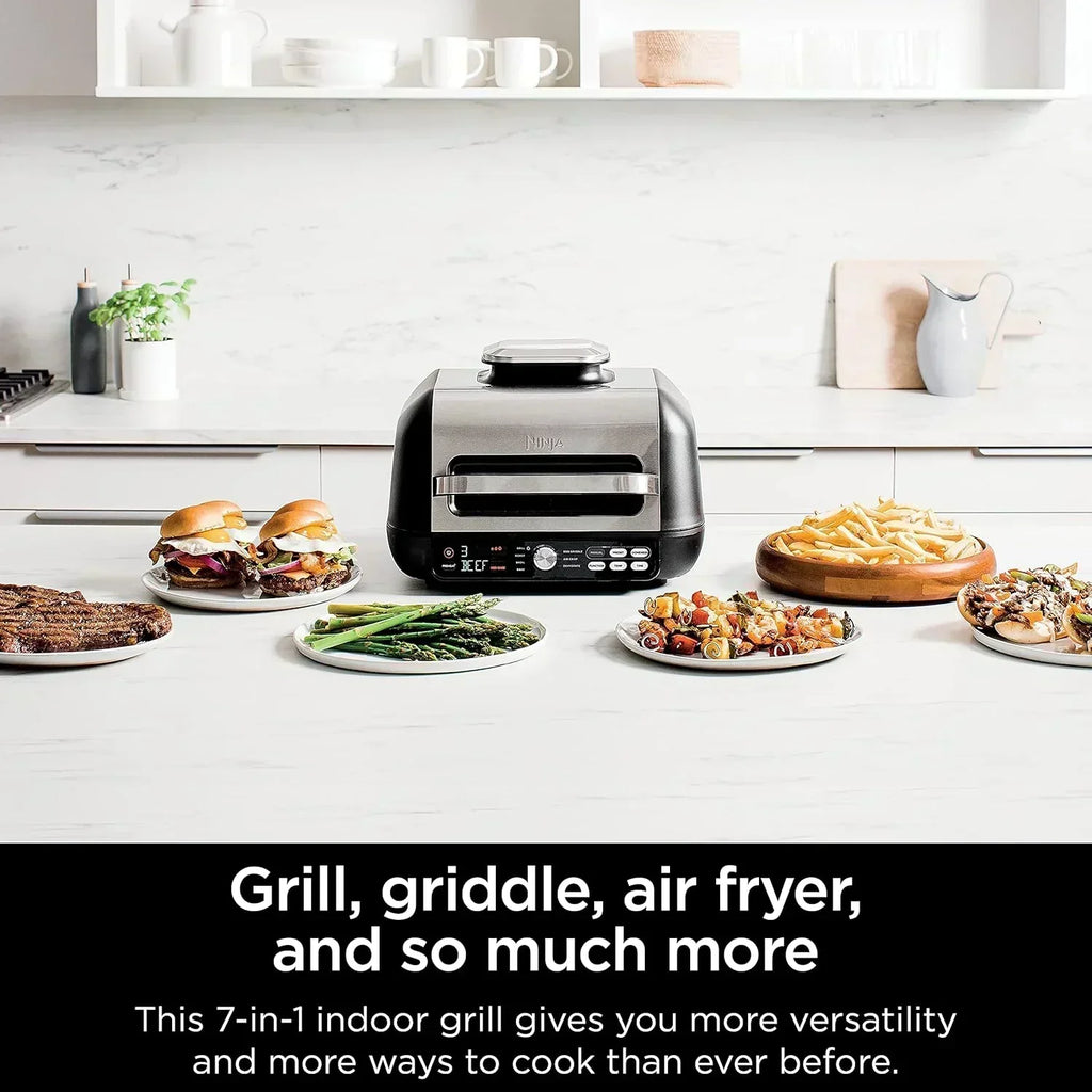 Ninja Foodi Smart XL 6-in-1 Indoor Grill with Air Fry Bake Roast Broil and Dehydrate wourant