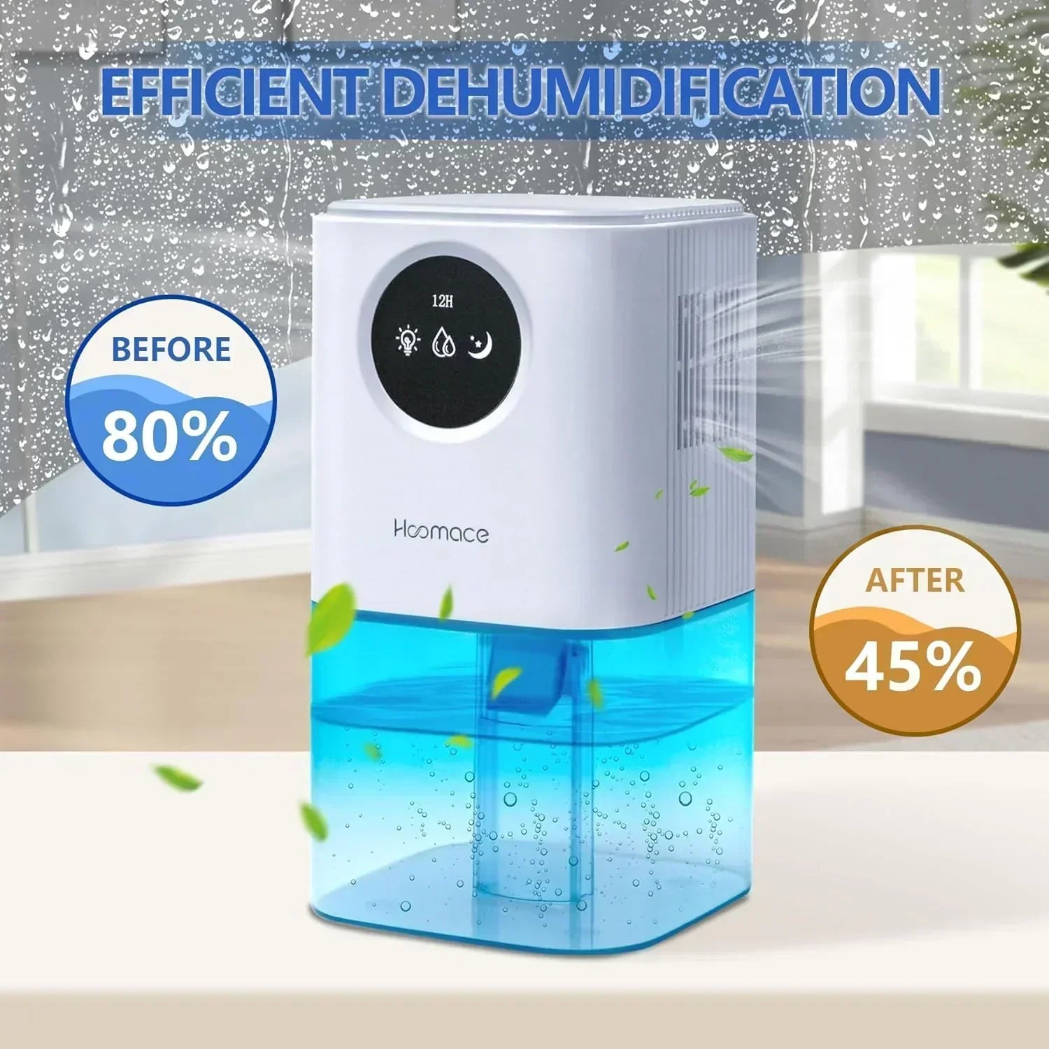Dehumidifier 2 in 1 Humidifier Dehumidifier Combo 102 OZ Water Tank Dehumidifiers for Home Bedroom wourant