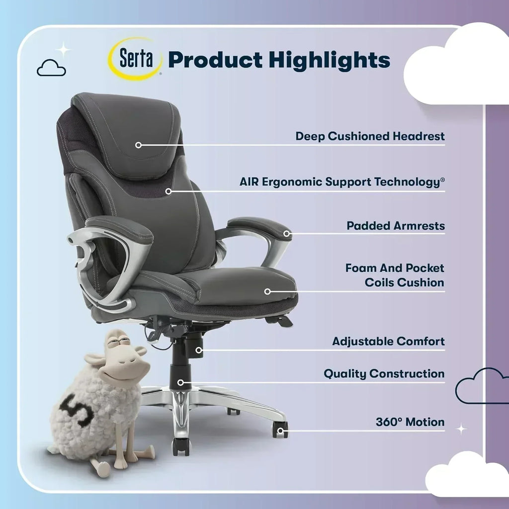 Executive office chair ergonomic computer desk and chair wourant