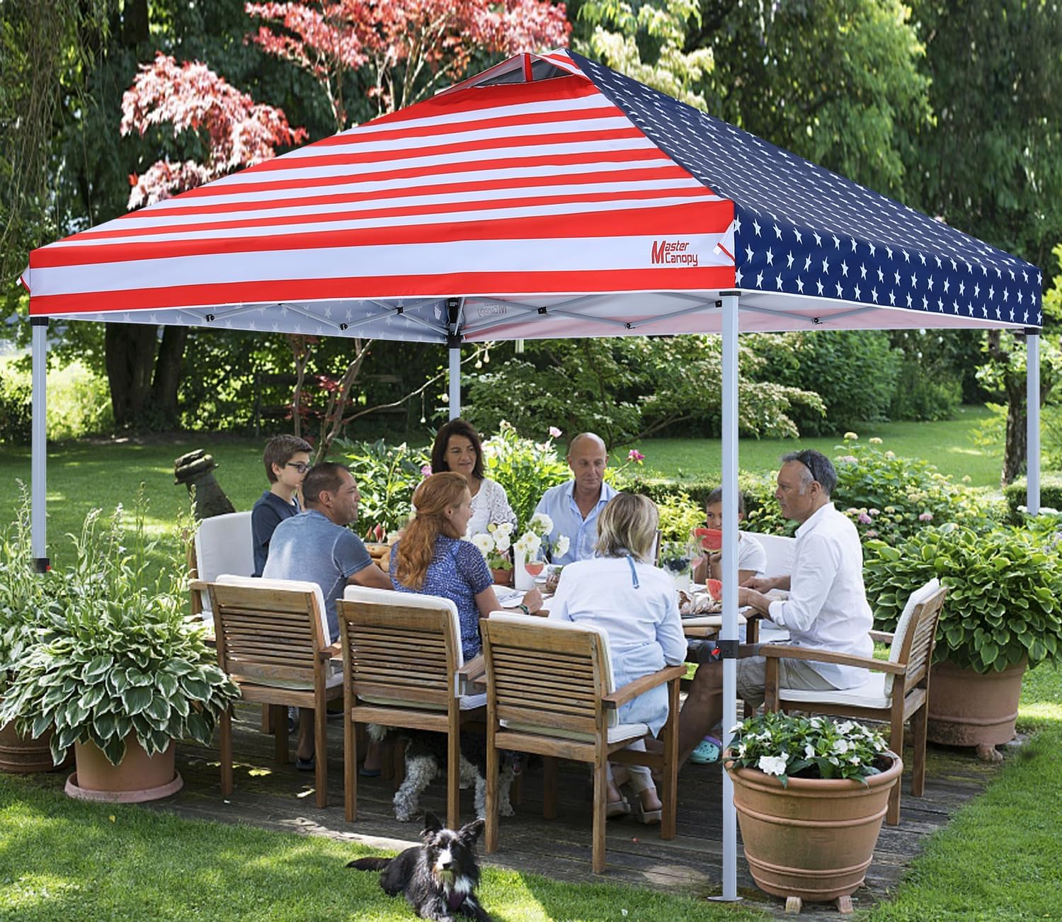 Durable Pop-up Canopy Tent with Roller Bag (10x10 Black) wourant