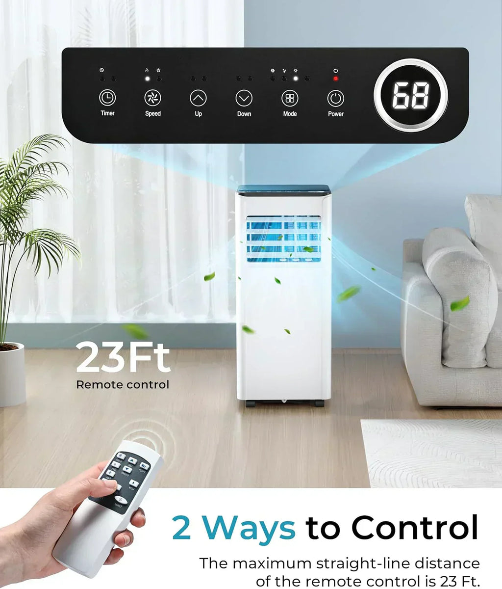 EUHOMY 8,000 BTU Portable Air Conditioners 4-in-1 Portable AC Unit Up to 350 Sq.Ft wourant