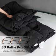 Premium Down Comforter 3D Baffle Box Design wourant