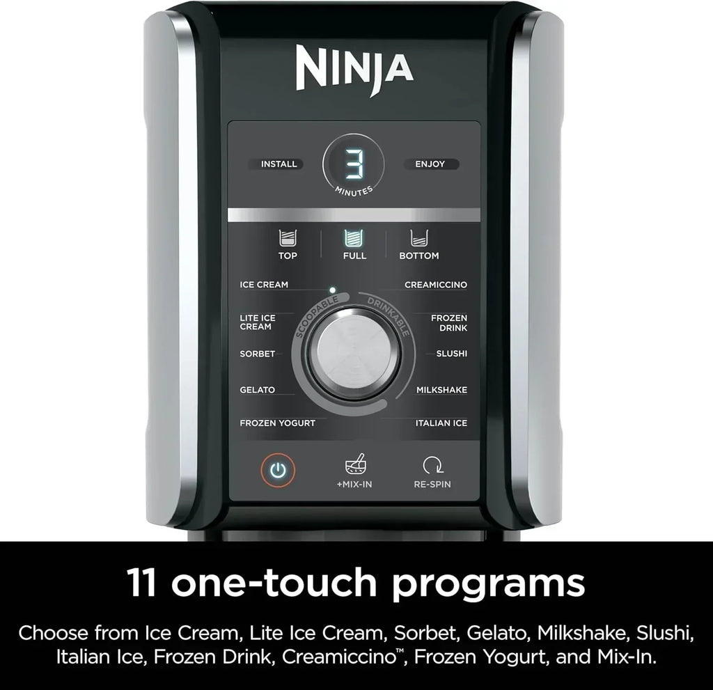 Ninja NC301 CREAMi Ice Cream Maker for Gelato Mix-ins Milkshakes Sorbet Smoothie Bowls More wourant