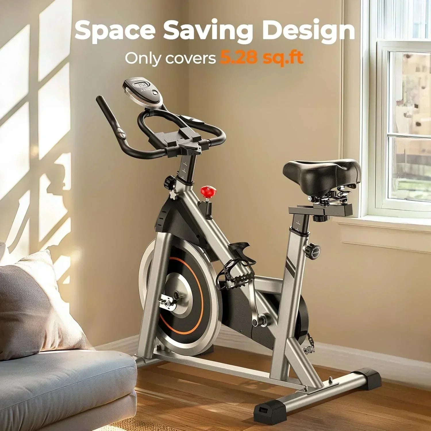 Arita brand fitness bicycle Home fixed fitness treadmill Low noise design tablet stand wourant