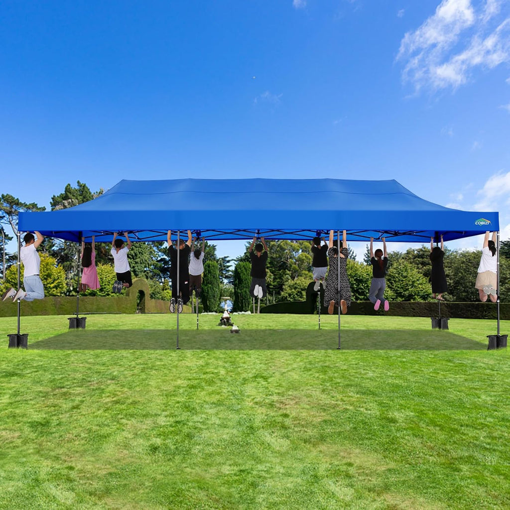 COBIZI 10x20 Heavy Duty Pop up Canopy Tent 6 sidewalls Commercial Canopy Wedding Party Tents wourant