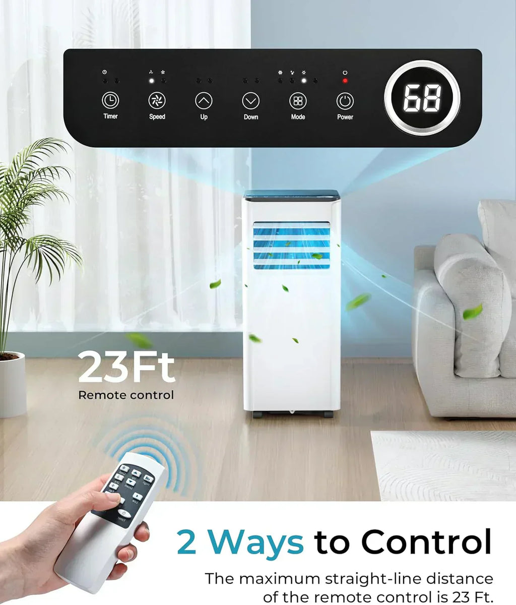 EUHOMY 8,000 BTU Portable Air Conditioners 4-in-1 Portable AC Unit Up to 350 Sq.Ft wourant