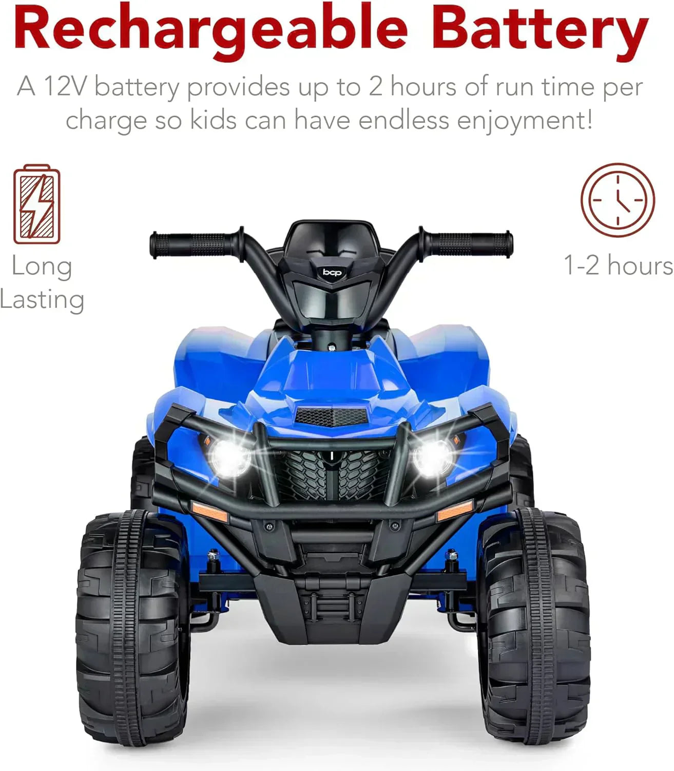 Best Choice Products 12V Kids Ride-On Electric ATV 4-Wheeler Quad Car Toy Bluetooth Audio wourant