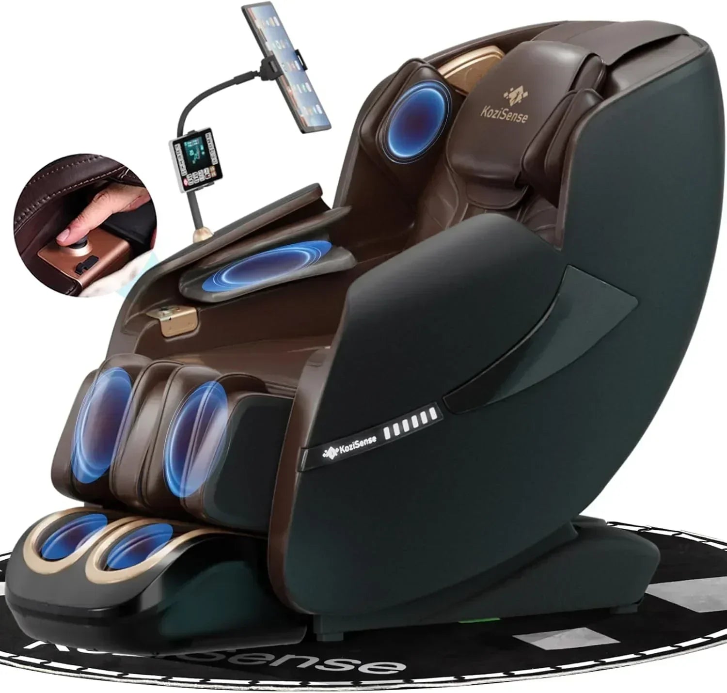 2025 Massage Chair Full Body Zero Gravity SL-Track Shiatsu Massage Recliner Chair with Heat wourant