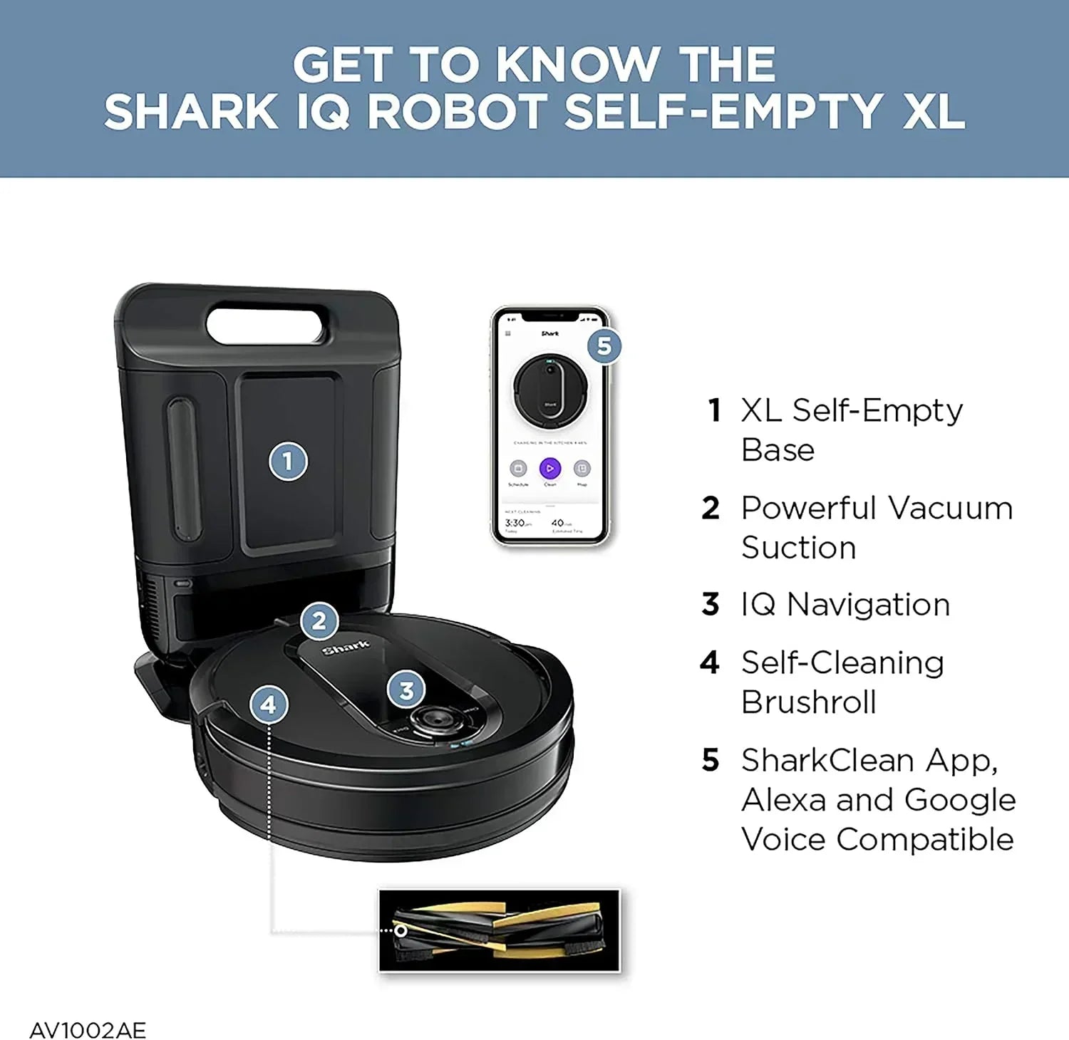 Robot Vacuum & Mop Combo Powerful Suction Matrix Plus 60-Day Debris Capacity wourant