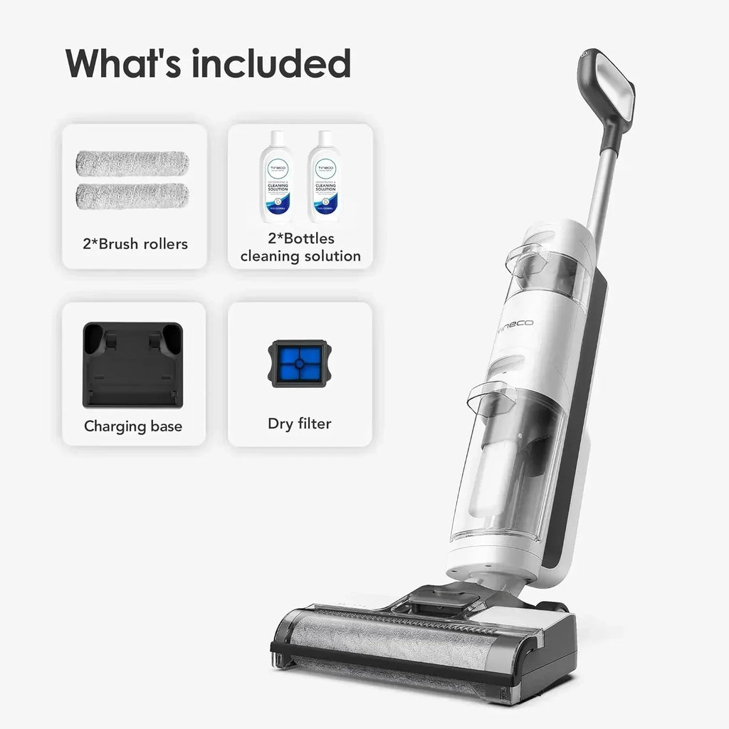 Wet Dry Vacuum Cordless Floor Cleaner and Mop One-Step Cleaning for Hard Floors wourant