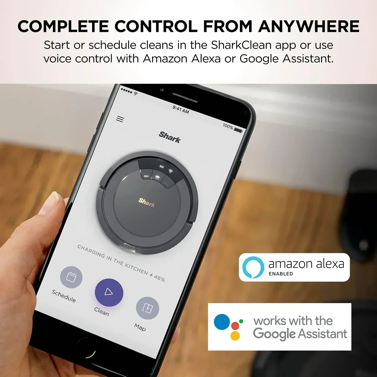 Voice Control Robot Vacuum with Matrix Clean Navigation Home Mapping 60-Day Capacity wourant