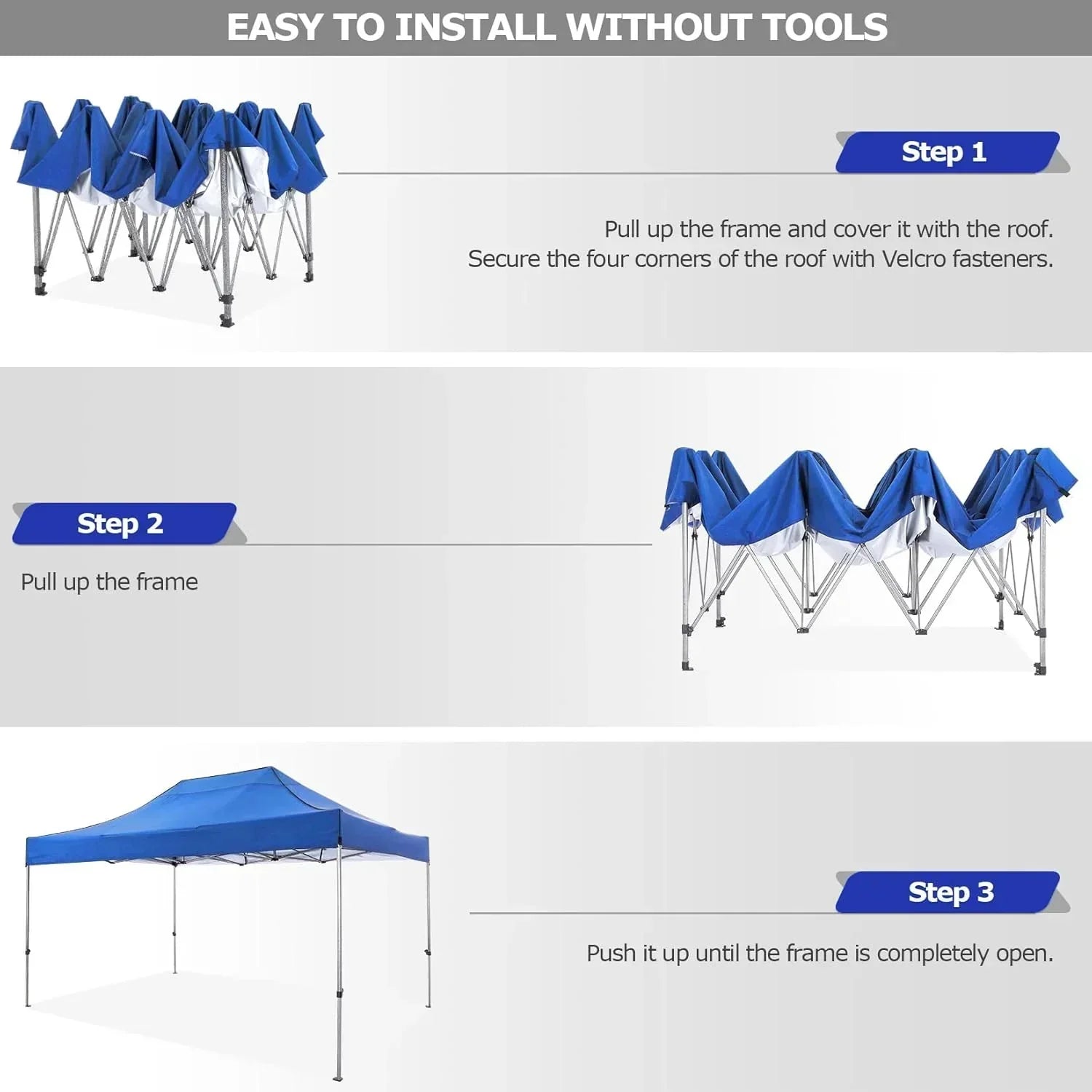 COBIZI 10x20 Heavy Duty Pop up Canopy Tent 6 sidewalls Commercial Canopy Wedding Party Tents wourant