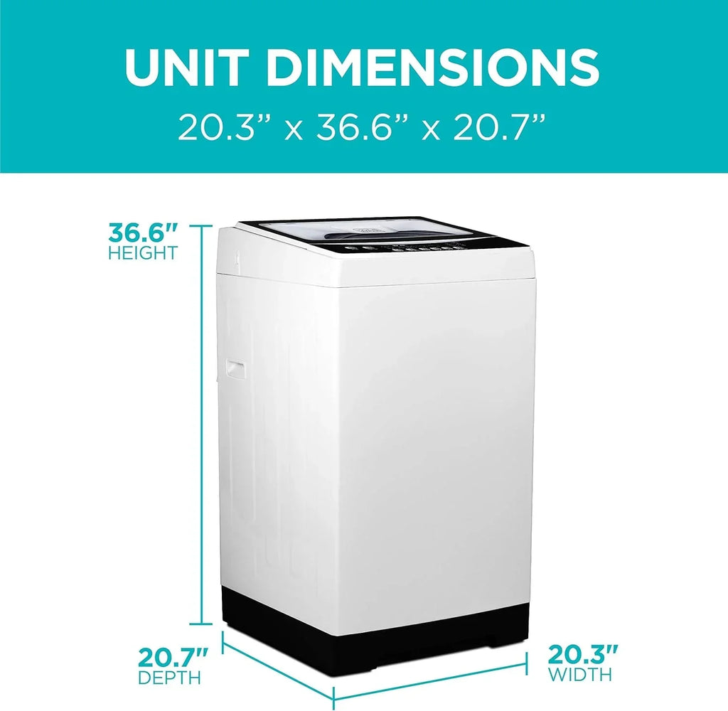 Portable Washer 6.6 lb. Capacity Washing Machine for Homes & Apartments 5 Wash Cycles wourant