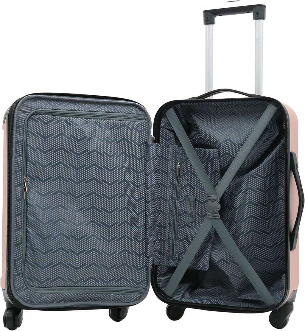 Hardside Travel Luggage Lilac Set of 4 wourant