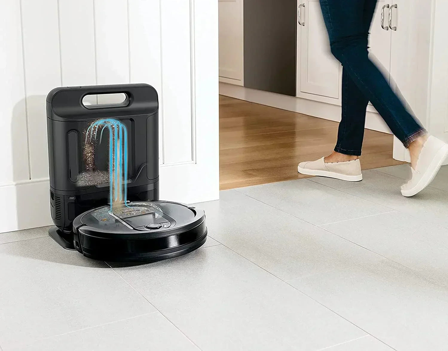Robot Vacuum & Mop Combo Powerful Suction Matrix Plus 60-Day Debris Capacity wourant