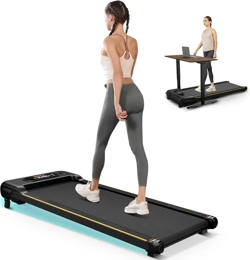 2.5 HP Portable Treadmill with Inclined Walking Pad Panel and Remote 4-in-1 Walking Treadmill wourant