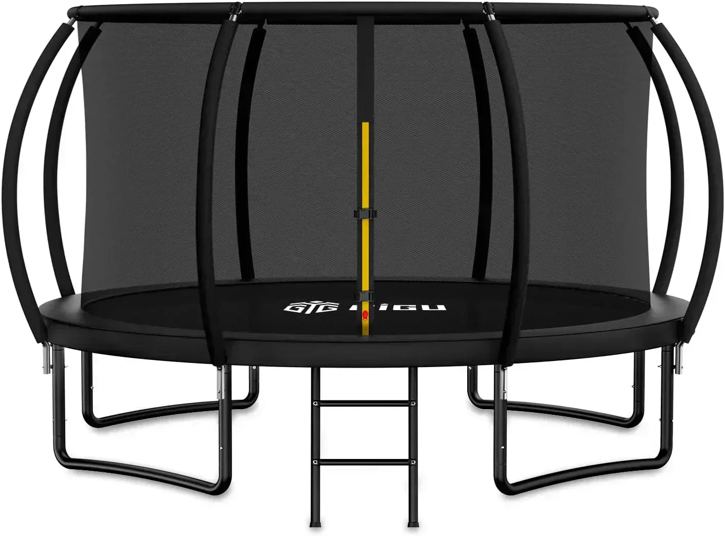 Gigu 10FT 12FT 14FT Recreational Trampolines with Enclosure Net and Ladder Anti-Rust Coating wourant