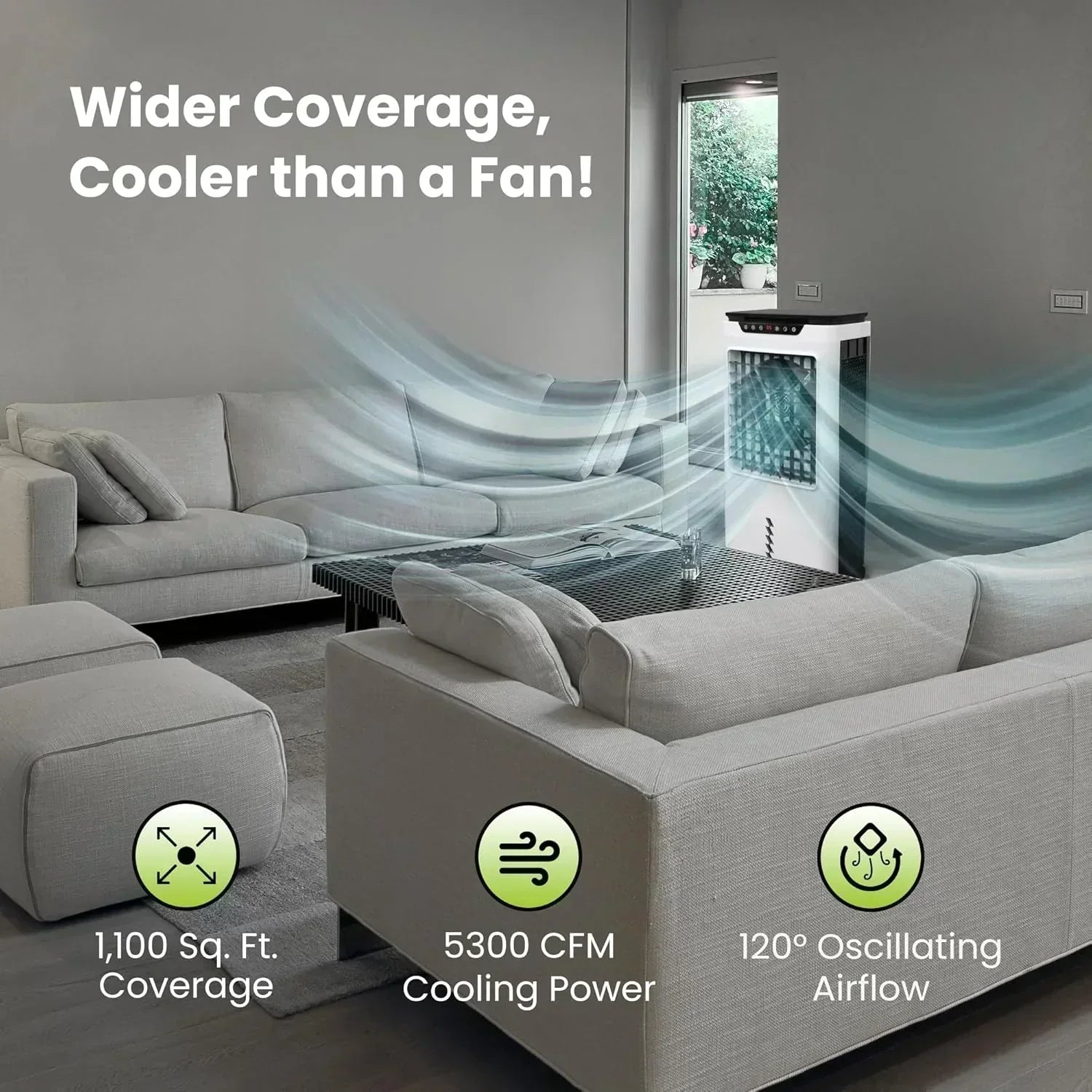 Powerful Swamp Cooler 5300 CFM wourant