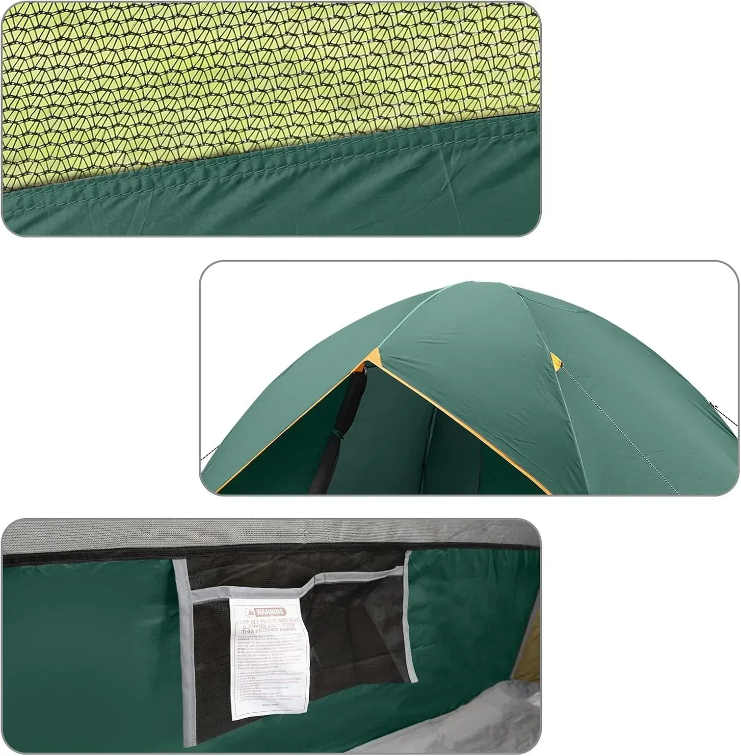 Camping Tent 2/3/4/6 Person Dome Tent Portable Camping Tent Outdoor and Backpacking Beach wourant