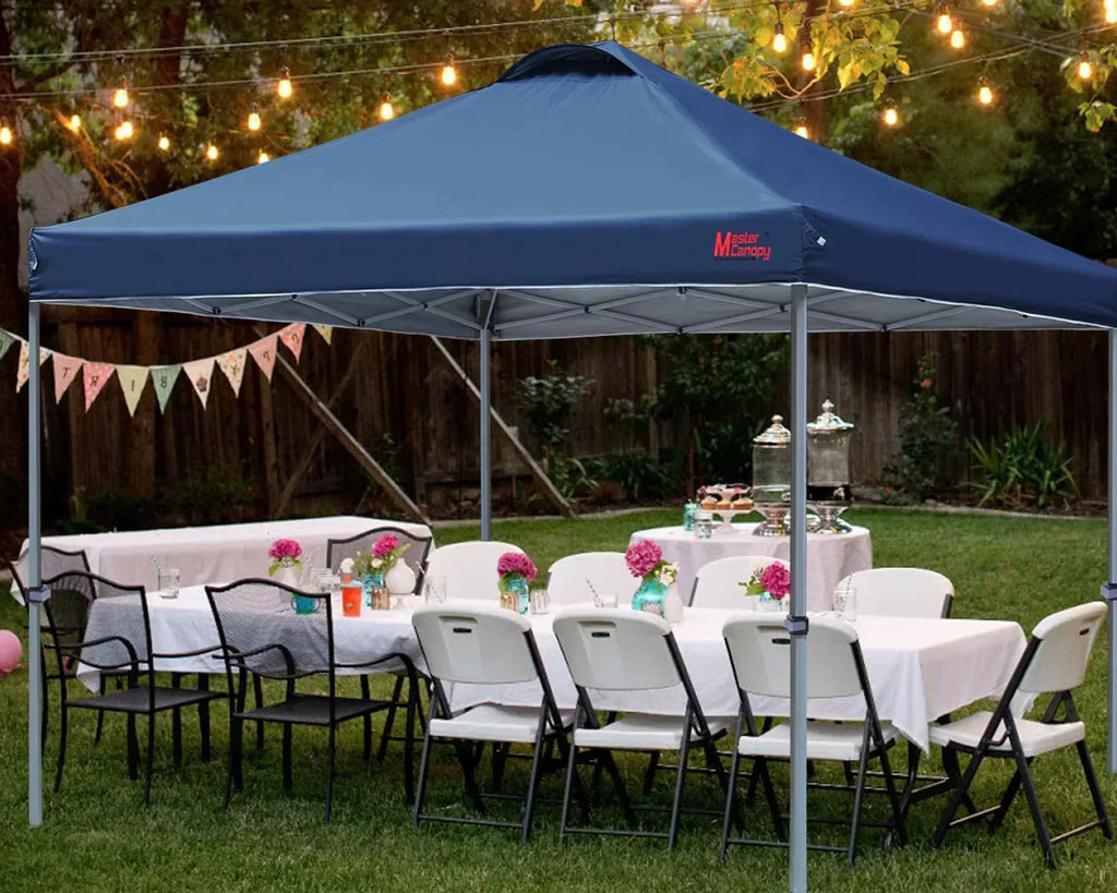 Durable Pop-up Canopy Tent with Roller Bag (10x10 Black) wourant