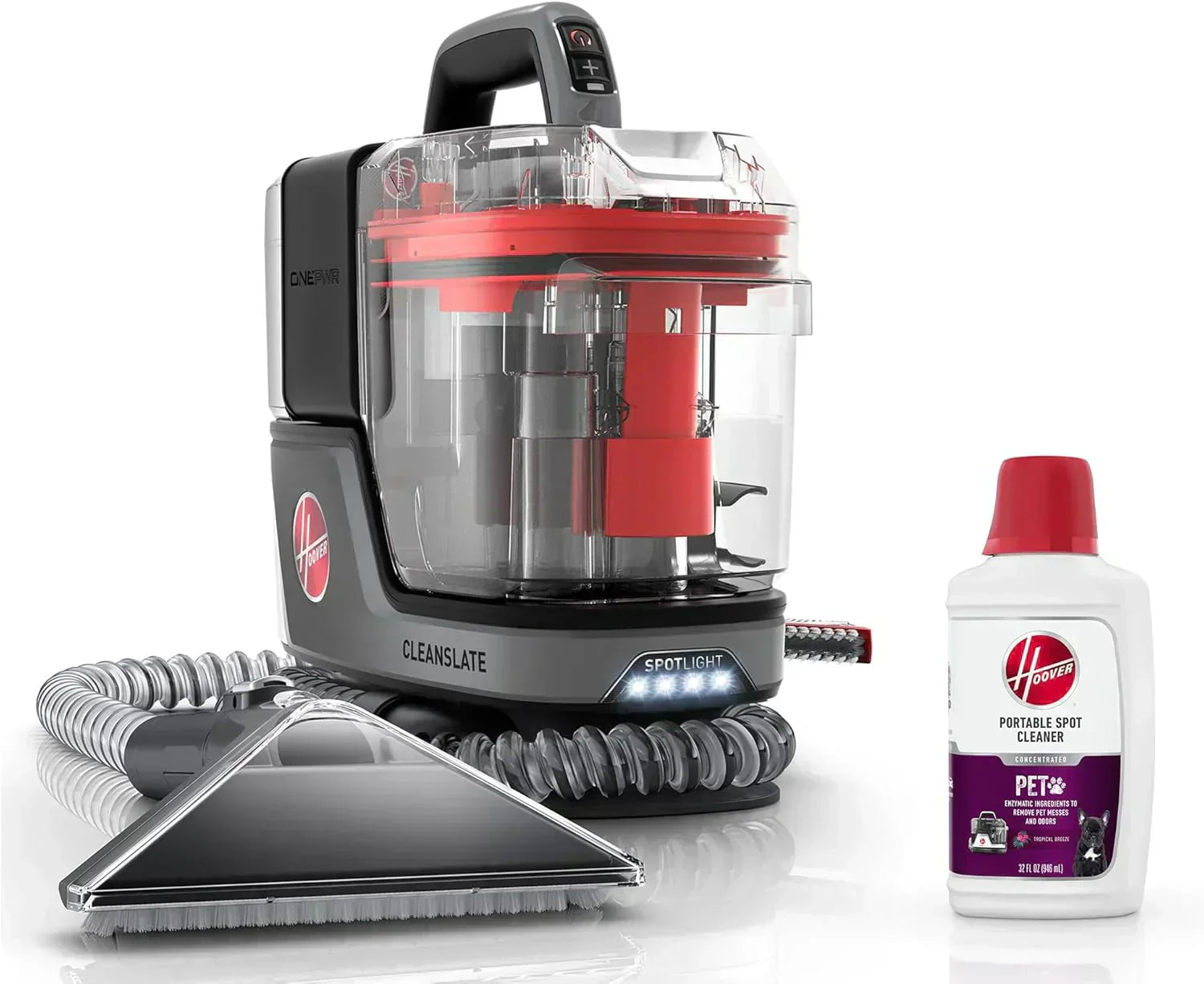 Hoover CleanSlate Plus Portable Carpet Upholstery Spot Cleaner with Powerful Suction wourant