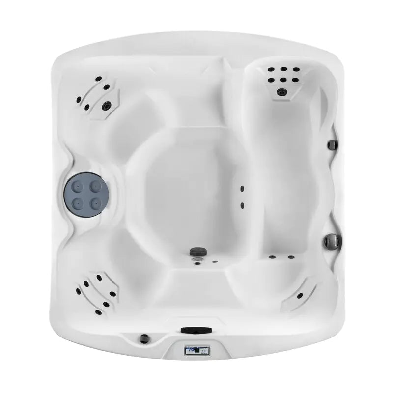 Lifesmart Spas 5 Person 23 Jet Rectangular Plug And Play Hot Tub with Ozonator in Espresso wourant
