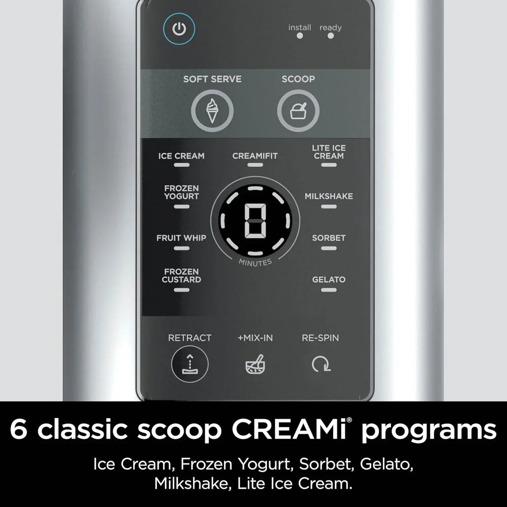 Ninja Swirl by CREAMi Ice Cream and Soft Serve Maker Frozen Yogurt Low Calories Program wourant