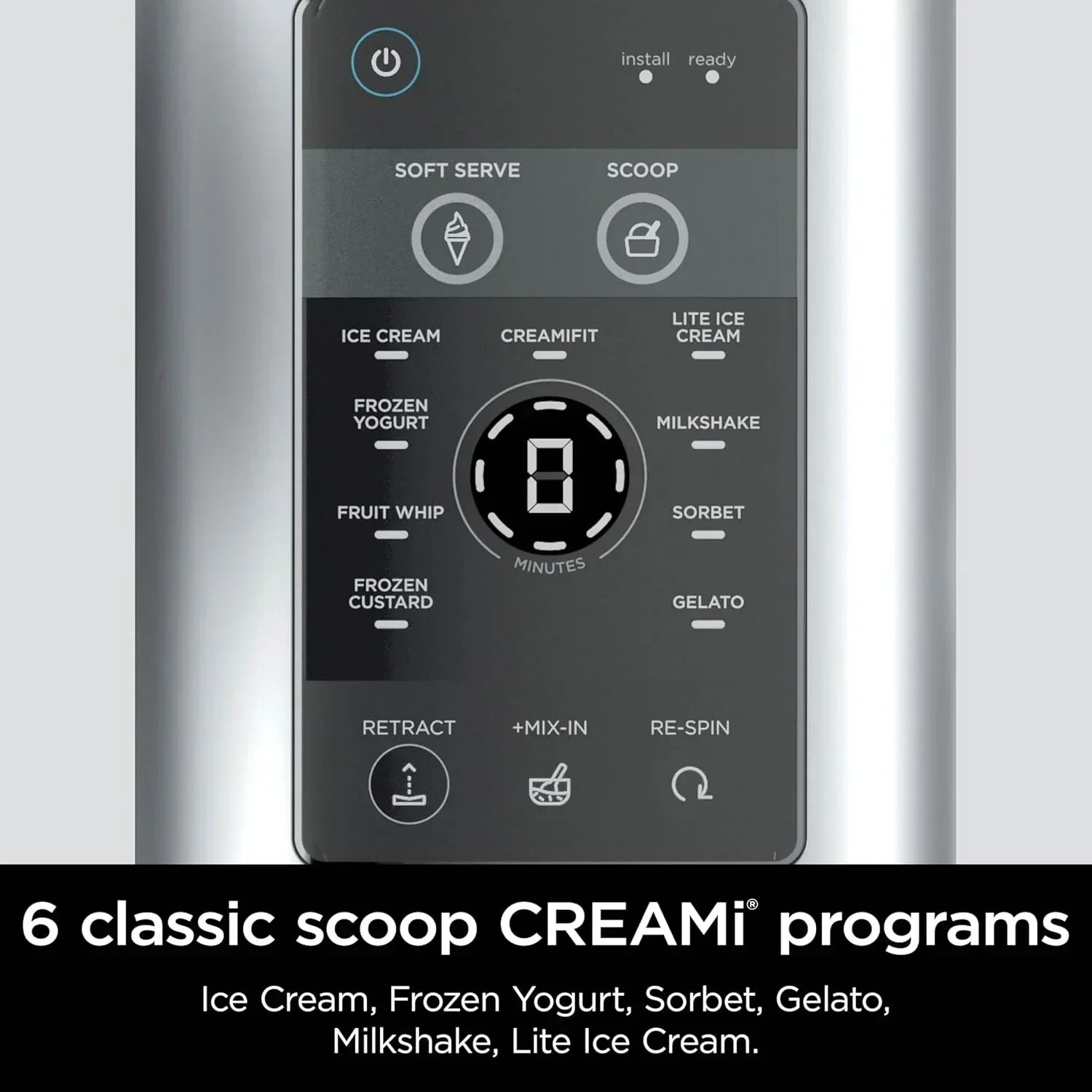 Ninja Swirl by CREAMi Ice Cream and Soft Serve Maker Frozen Yogurt Low Calories Program wourant