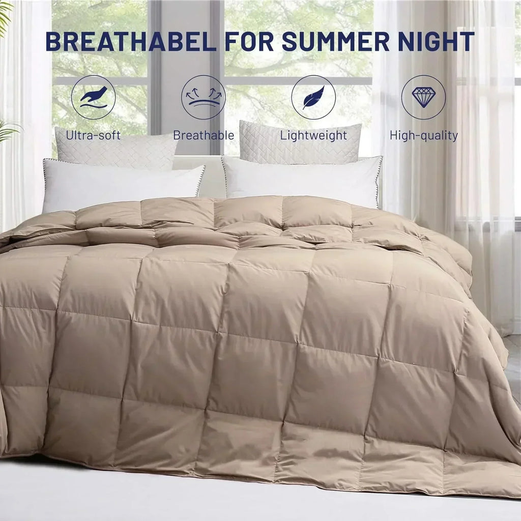 Premium Down Comforter 3D Baffle Box Design wourant