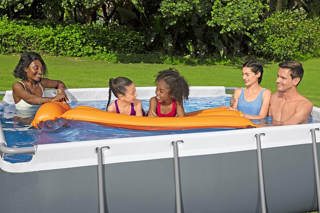 Power Steel 14' x 8'2" x 39.5" Oval Above Ground Pool Set Includes 530gal Filter Pump Ladder wourant