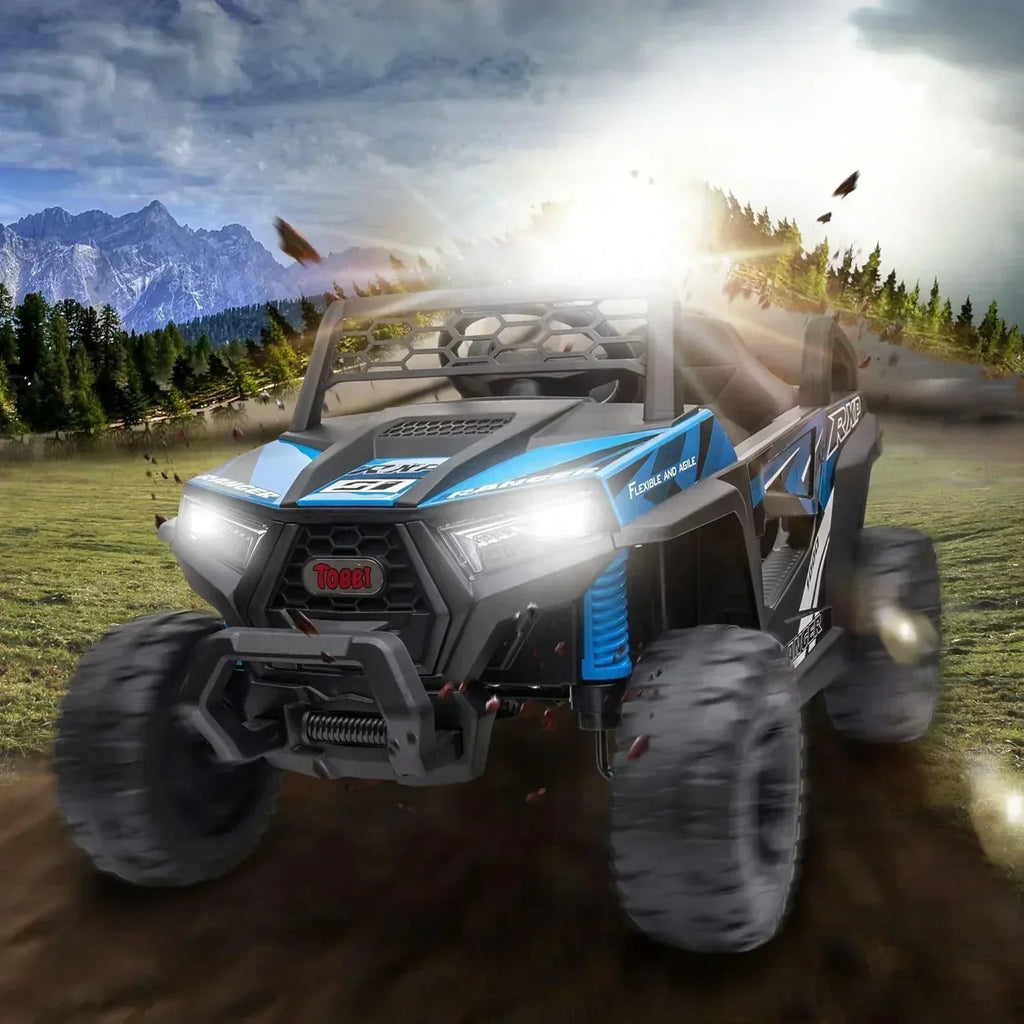 TOBBI 12V Kids Ride on Car Electric Off-Road UTV Truck with Diverse Functions Double Open Doors wourant