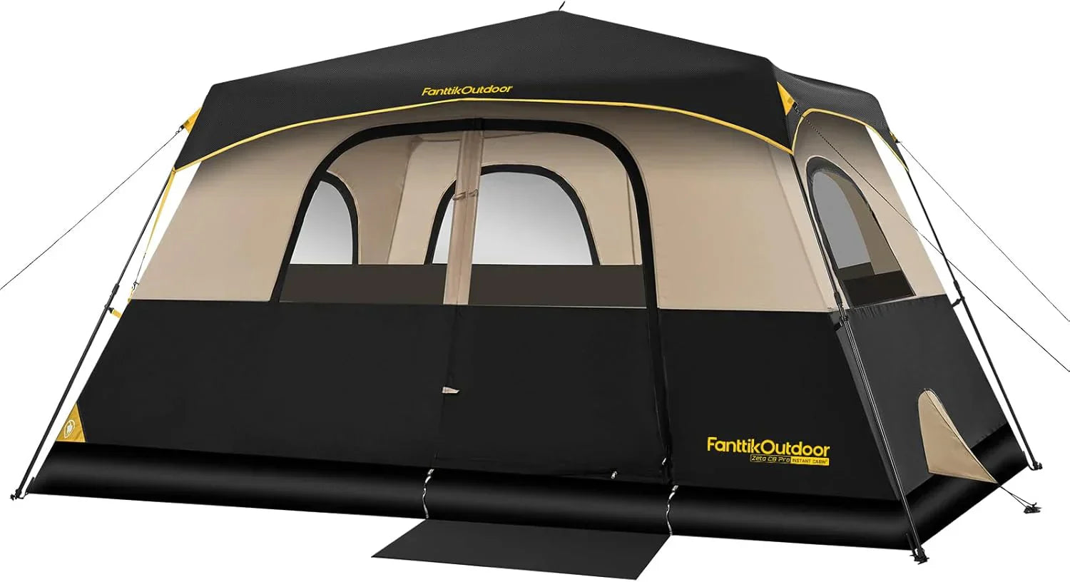 Portable camping tent for 4/6/8/10 people with instant cabin and rainproof and windproof wourant
