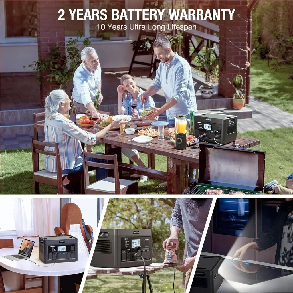 Portable Power Station 300W (Peak 600W) 230.88Wh Solar Generator 60W USB-C PD Output wourant