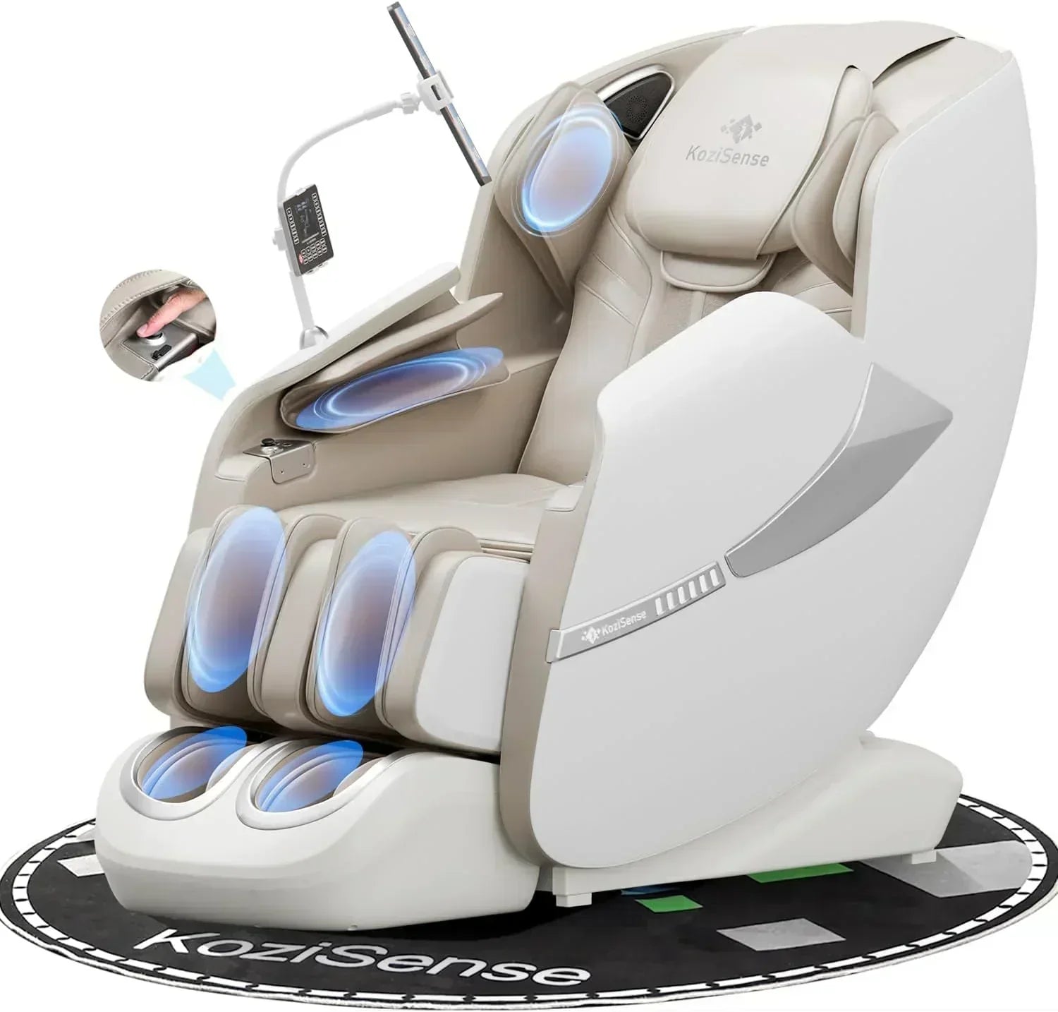 2025 Massage Chair Full Body Zero Gravity SL-Track Shiatsu Massage Recliner Chair with Heat wourant
