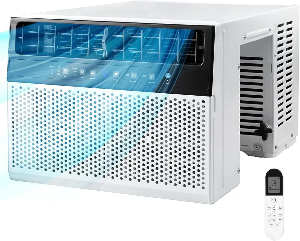 U-Shaped Window Air Conditioner 12000BTU Window AC Unit Cools up to 550 sq. ft. 6 Modes wourant