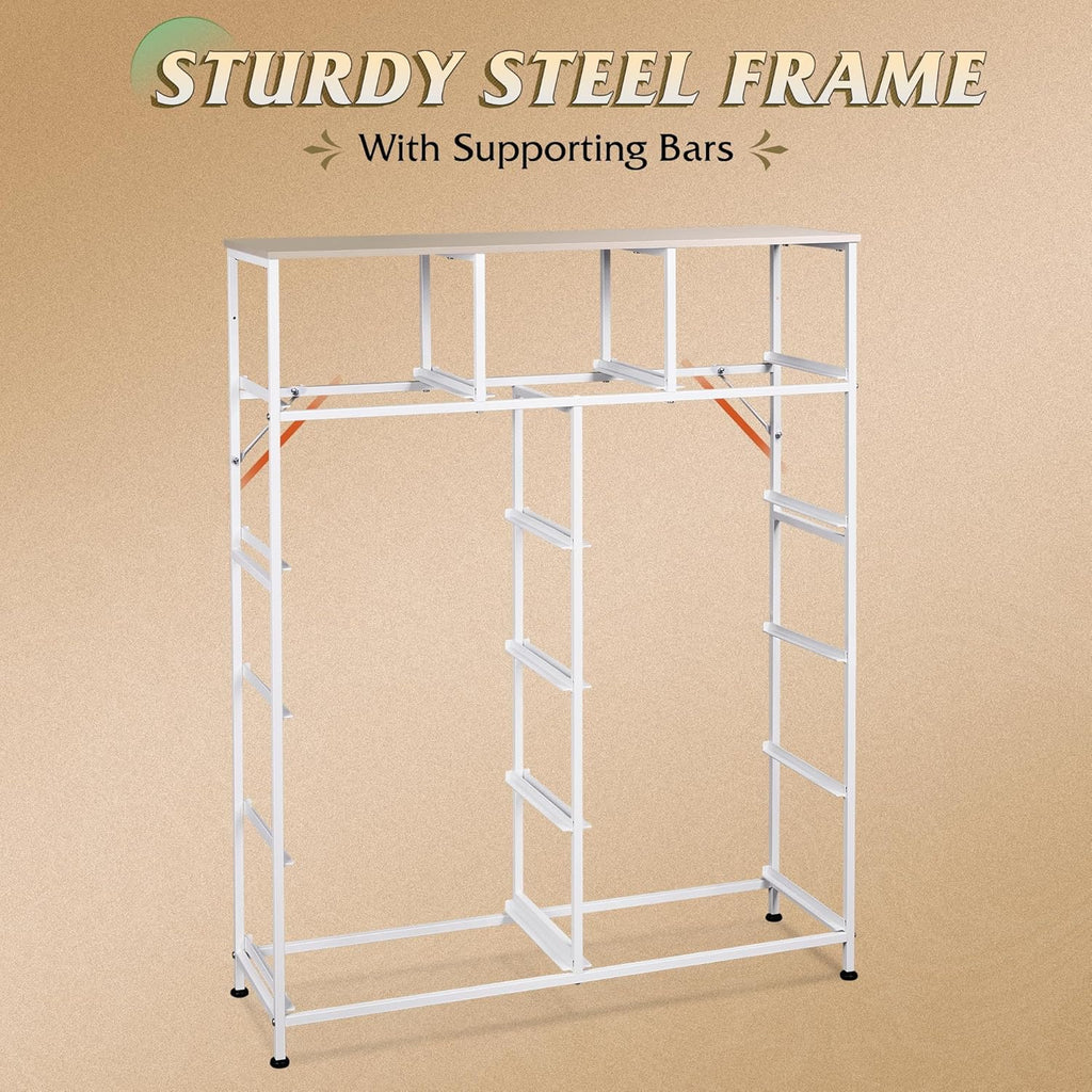 Storage Organizer Unit 11 Fabric Bins Storage Drawers Organizer Steel Frame Tall Storage Tower wourant