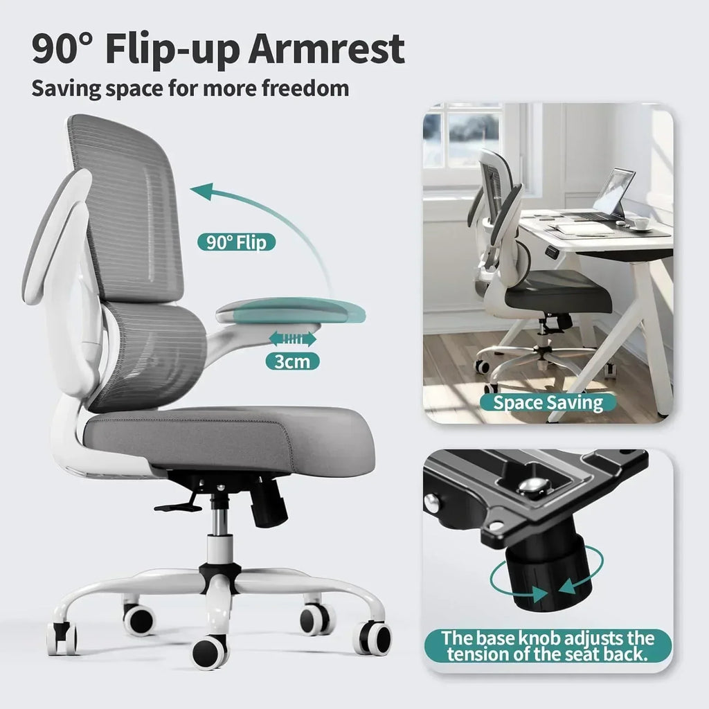 TRALT Office Chair Ergonomic Desk Chair 330 lbs Home Mesh Gaming Chair with Wheels wourant