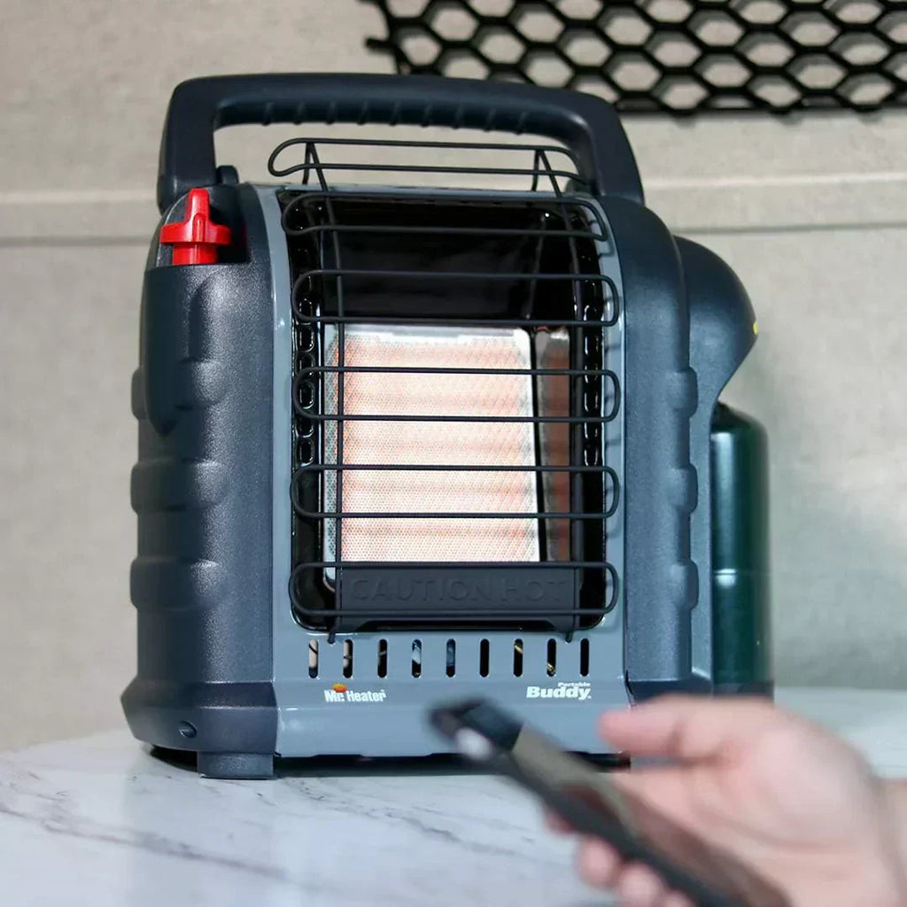 Portable Propane Radiant Heater 4000-9000 BTU for campers workshops patios and more wourant