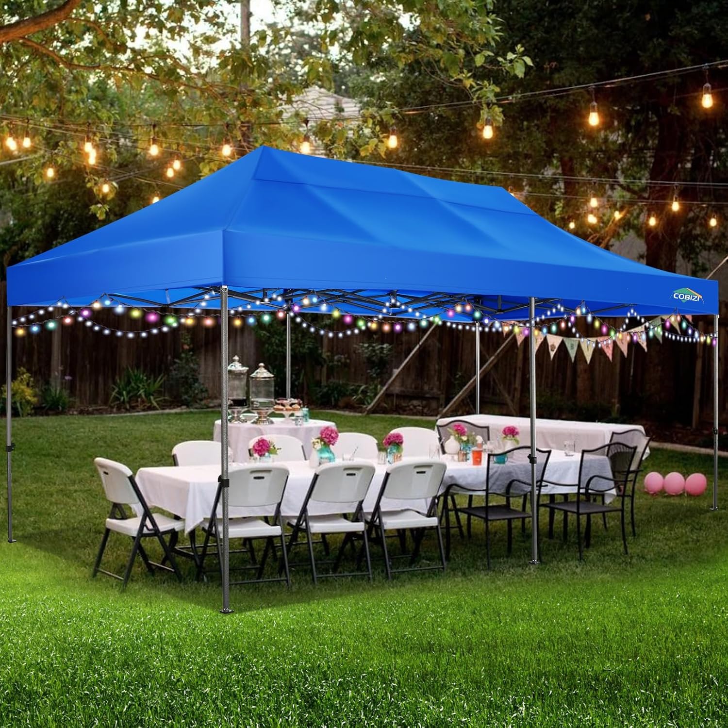 COBIZI 10x20 Heavy Duty Pop up Canopy Tent 6 sidewalls Commercial Canopy Wedding Party Tents wourant
