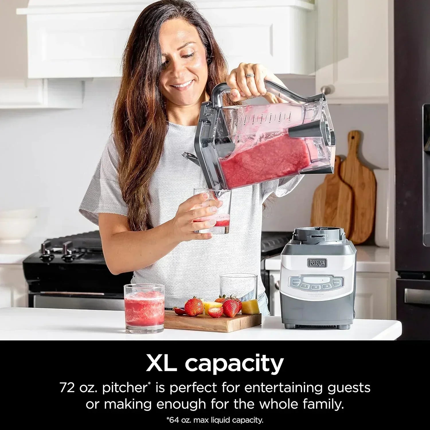 Ninja BL660 Professional Compact Smoothie and Food Processor Blender 1100W 3 Functions wourant